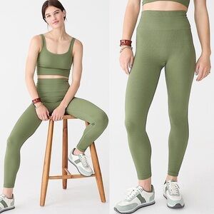 J. Crew High Rise Ribbed Leggings